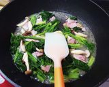 簡単ランチ！ほうれん草のクリームパスタ作り方4写真