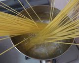 簡単ランチ！ほうれん草のクリームパスタ作り方5写真