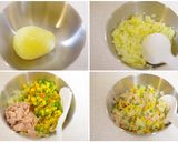 野菜も食べられる★ツナじゃが焼き春巻き作り方4写真