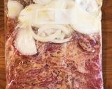 下味冷凍で、豚と玉ねぎのみそマヨ炒め作り方2写真