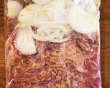 下味冷凍で、豚と玉ねぎのみそマヨ炒め作り方2写真