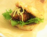 〖 椎茸ハンバーグのライスバーガー 〗作り方13写真