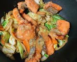 鮭の塩麹味噌ちゃんちゃん風作り方5写真