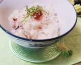 簡単！ 食欲そそるツヤツヤ梅おこわ作り方9写真