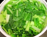 副菜・玉子と小松菜カレーオーロラソース作り方2写真