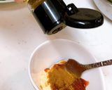 副菜・玉子と小松菜カレーオーロラソース作り方5写真