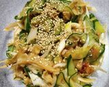 焼きほたて貝ひものおつまみサラダ作り方6写真