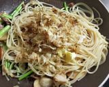 牛肉とカブの和風醤油パスタ作り方4写真