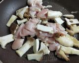 韮菜蘑菇炒鶏蛋作り方2写真