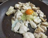 韮菜蘑菇炒鶏蛋作り方3写真