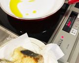 スズキのポワレ、味ポンバターで。作り方5写真
