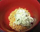 コールスローにチキンラーメンまぶし作り方6写真