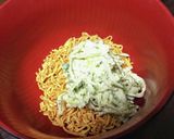 コールスローにチキンラーメンまぶし作り方6写真