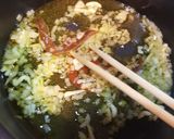 ズワイガニのトマトクリームパスタ。作り方1写真
