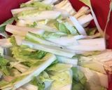 白菜と水菜と肉団子ラーメン作り方1写真