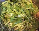 白菜と水菜と肉団子ラーメン作り方6写真