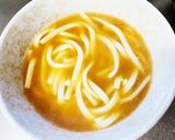 そば湯きつねうどん作り方3写真