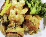 ベビーホタテと彩り野菜のバター醤油炒め作り方9写真