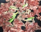 島人参とニンニク葉の豚肉炒め作り方4写真