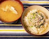 アジのなめろう茶漬けと味噌汁作り方6写真