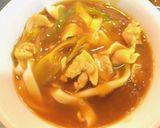 温まるカレーうどんメインの夕飯メニュー作り方4写真