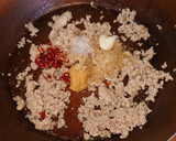 ヨウサマの減塩しめじとひき肉の味噌炒め作り方1写真