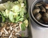 あさりとキャベツのミルクスープ作り方1写真