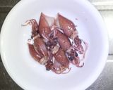 ホタルイカをごま油で作り方1写真