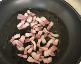 葱坊主ベーコン塩炒め作り方3写真