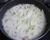 簡単☆白菜とコーンのクリームスープパスタ作り方3写真