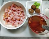 厚切りベーコンでお手軽な魯肉飯作り方1写真