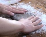 ココアとチョコで大人なビター黒バケット作り方12写真