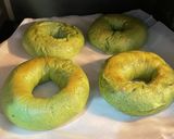 the ANkoノンオイル抹茶ベーグル作り方12写真