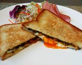 超簡単!キーマカレーのホットサンド!!作り方5写真