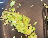 ネギが美味しい焼豚の煮汁で玄米チャーハン作り方3写真
