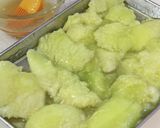 本格*丸ごとメロンケーキ（完熟OK♪）作り方13写真