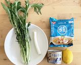ラ王で作る鯖缶レモン塩ラーメン作り方1写真