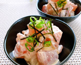 マグロのわさびマヨソース和え作り方4写真