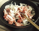 豚肉のおろし玉ねぎ炒め作り方3写真