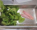 簡単！ほうれん草のトマトスパゲッティ作り方1写真