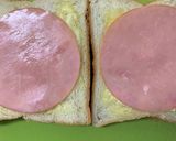 サンドイッチ　ハム　チーズ　レタス作り方1写真