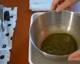 抹茶のチョコレートチーズケーキ作り方12写真
