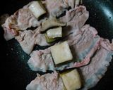 エリンギと茄子の豚肉平包み焼きグレープ風作り方4写真