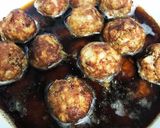 揚げて煮る、肉団子作り方5写真