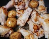 新じゃがと手羽元のてりってり煮★デパ地下作り方4写真