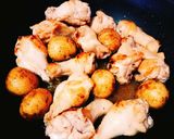 新じゃがと手羽元のてりってり煮★デパ地下作り方5写真