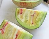 本格*丸ごとメロンケーキ（完熟OK♪）作り方56写真