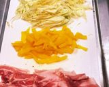 ピリ辛腸活のお好み遠州焼き作り方2写真
