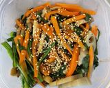春菊のオイスターソースバター炒め作り方5写真