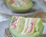 本格*丸ごとメロンケーキ（完熟OK♪）作り方57写真